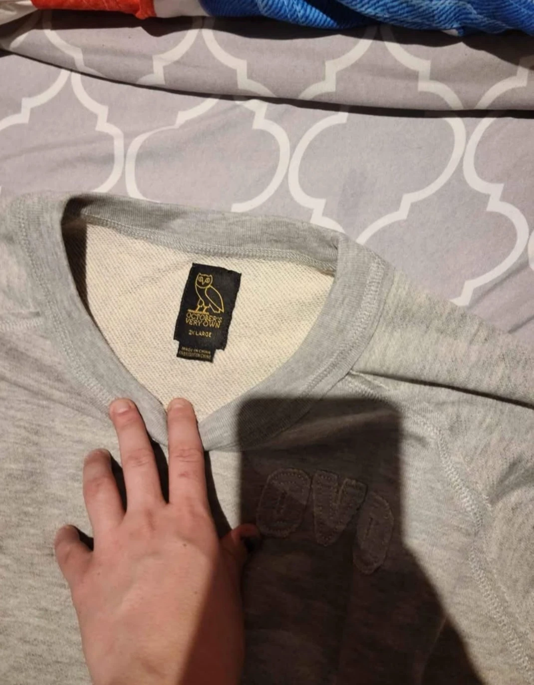OVO Grey Sweatshirt and Shorts Set - photo 3