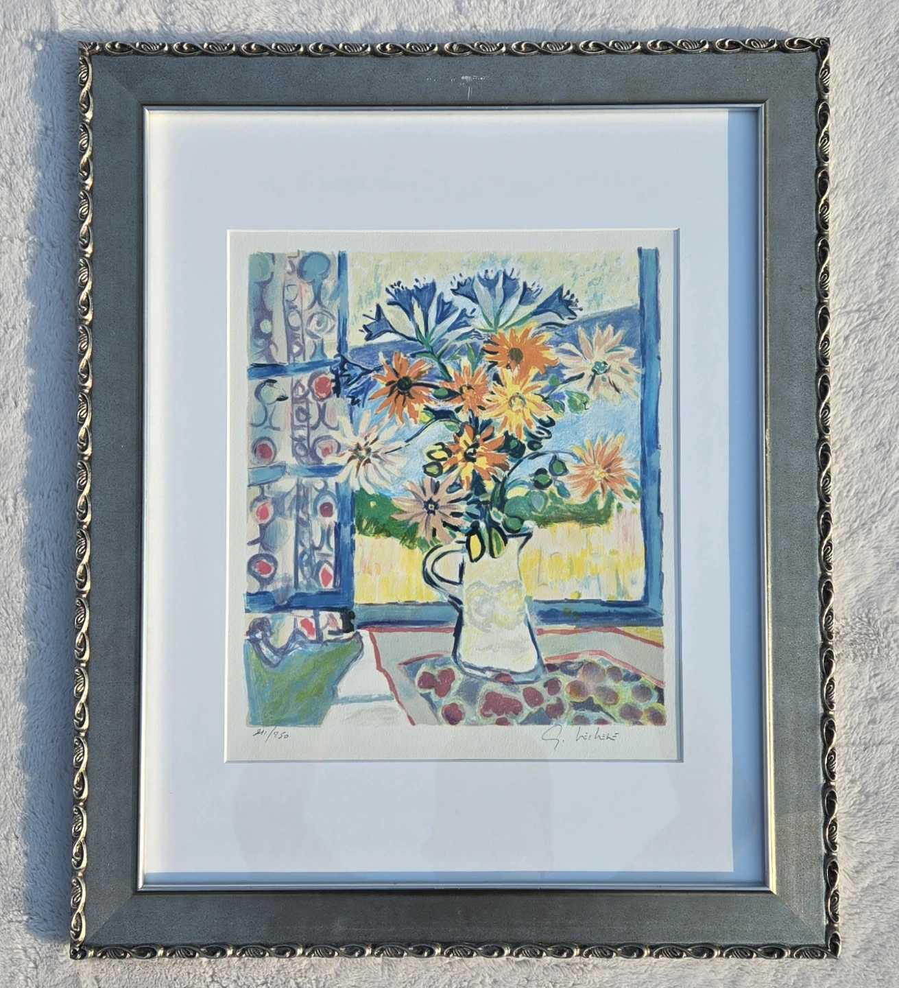 Signed Gerard Vieillevie Lithograph #211/250