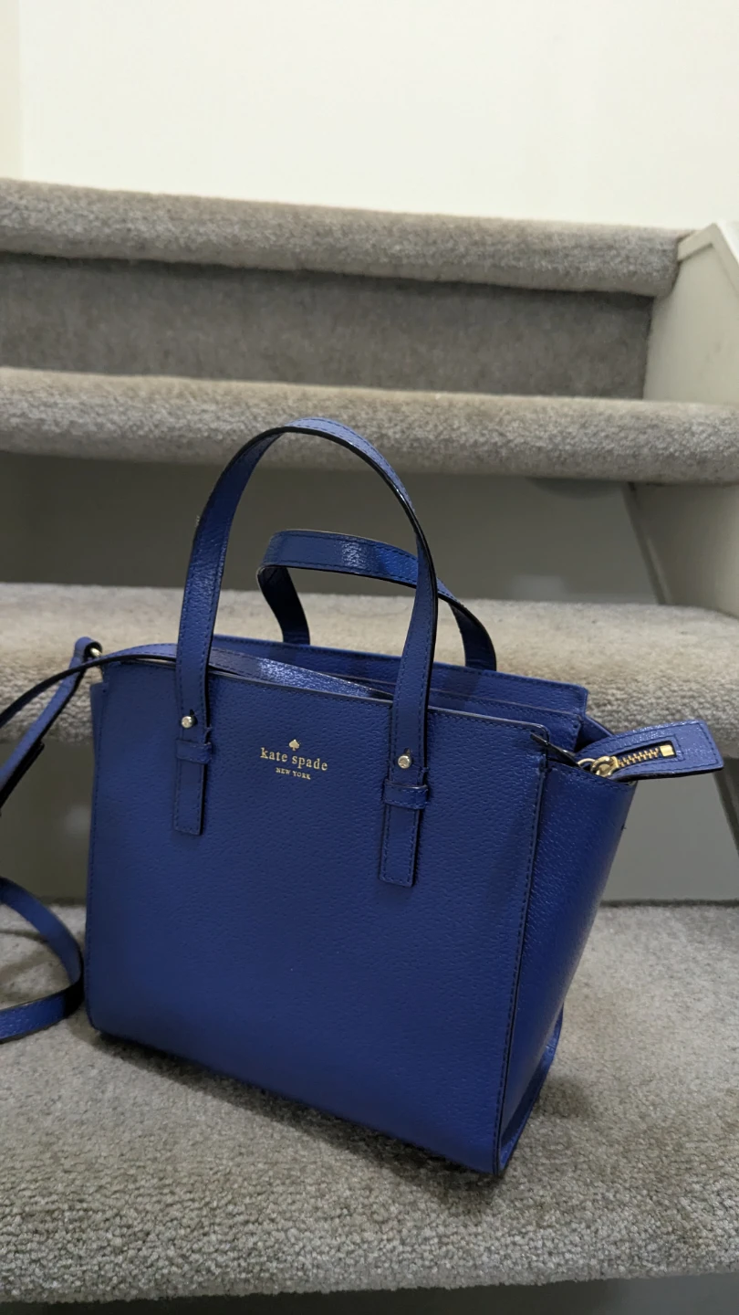 Kate Spade New York Blue Leather Tote Bag - photo 3