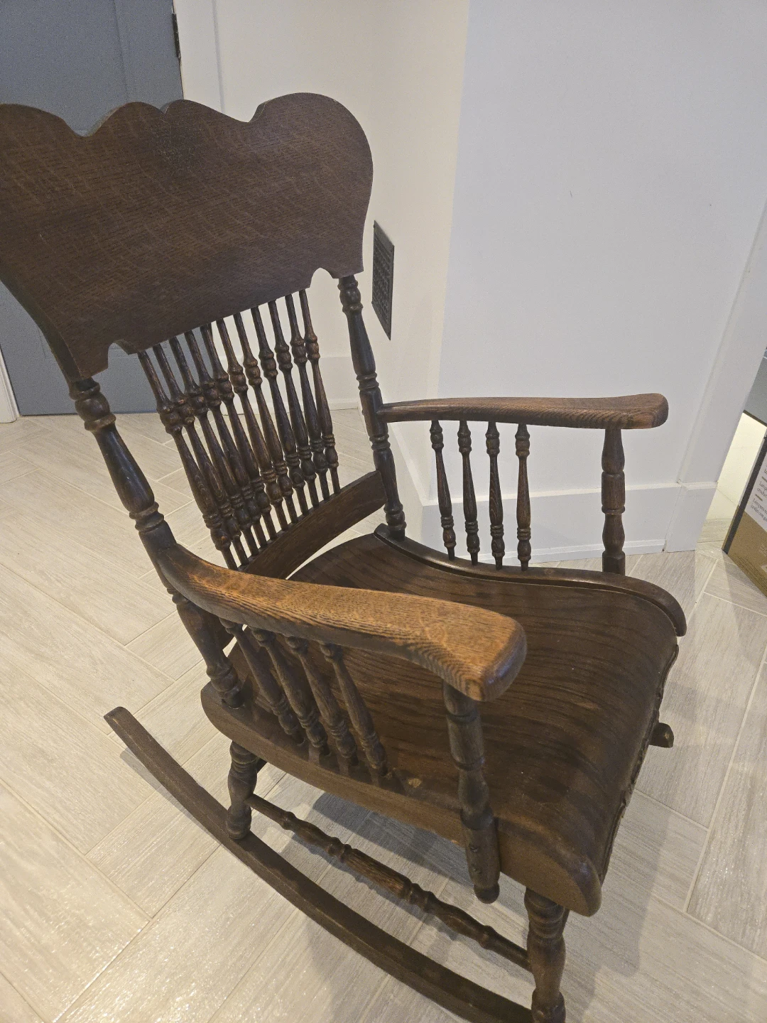 Vintage Wooden Rocking Chair