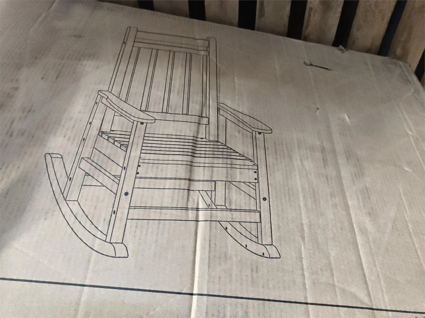 White Rocking Chair - photo 3