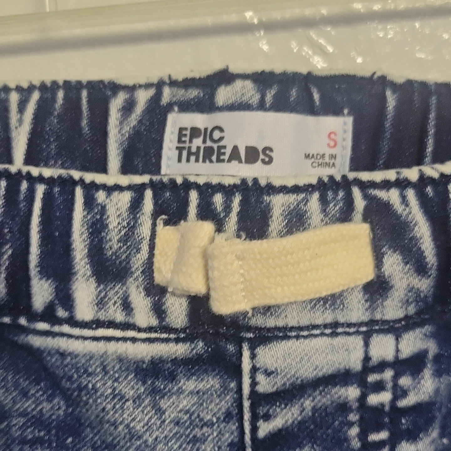 Epic Threads Acid Wash Denim Shorts Size S - photo 3