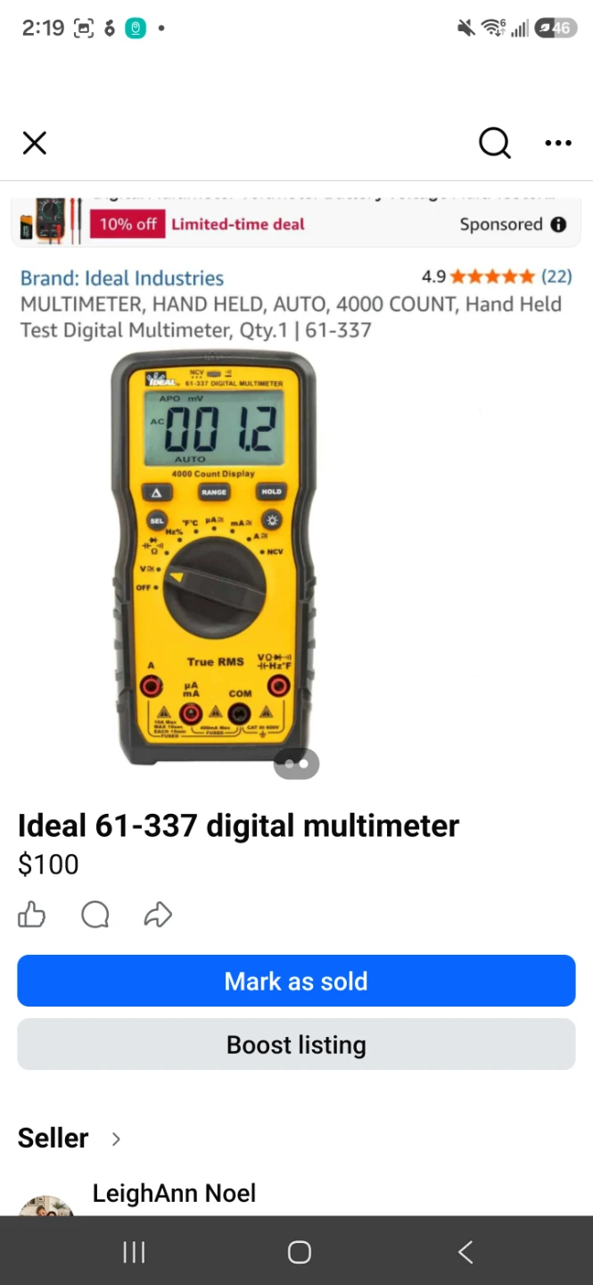 Ideal 61-337 Digital Multimeter