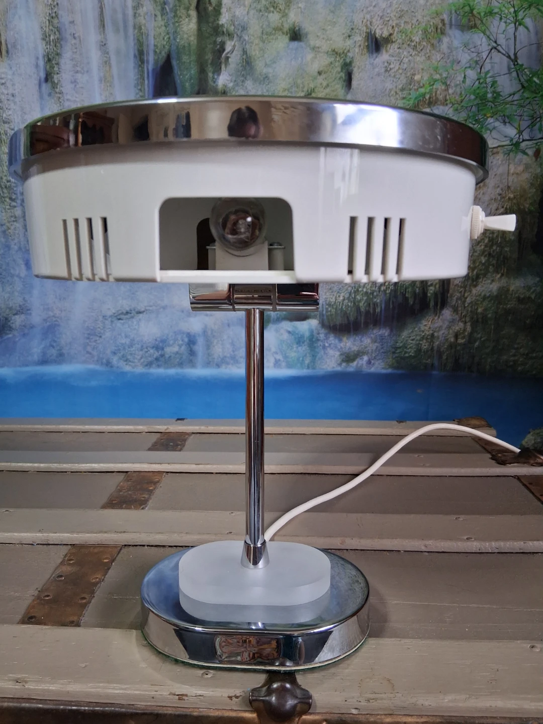 Vintage MCM Baci Remcraft lighted Vanity Mirror - photo 3