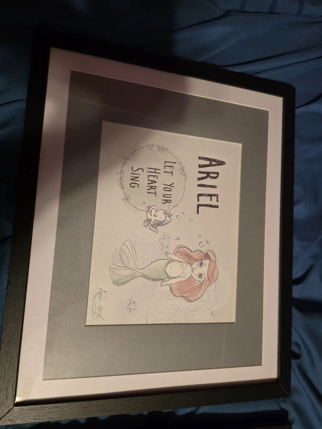 SET OF 3 FRAMED DISNEY PRINTED ART - photo 2