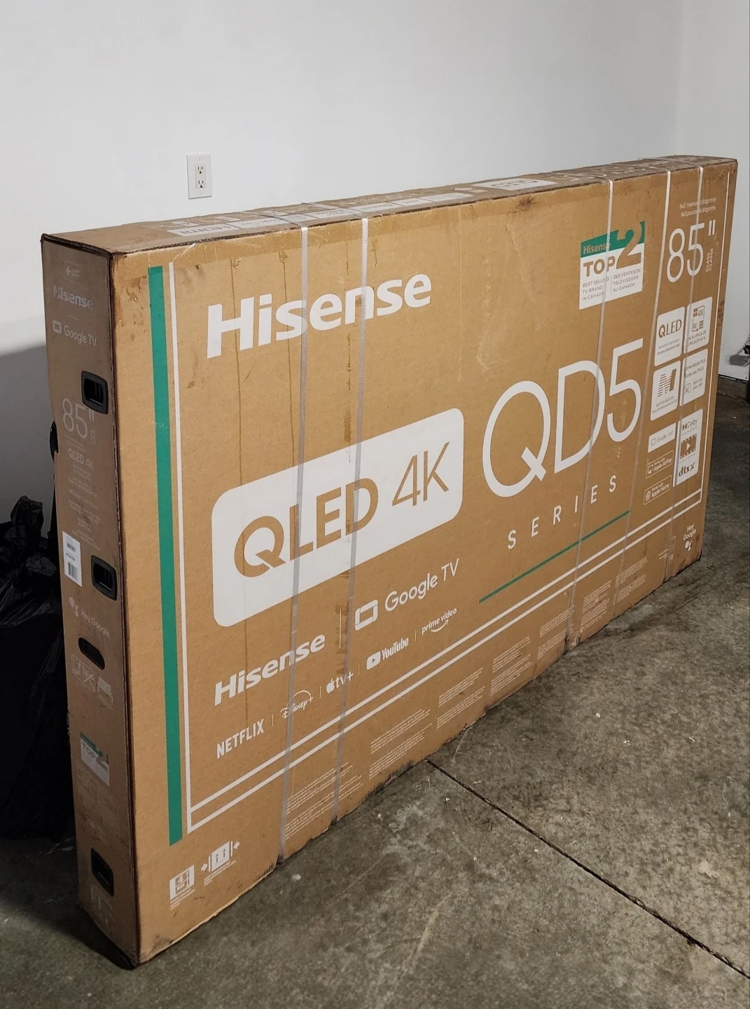 Hisense 85" QD5 Series QLED 4K Google TV