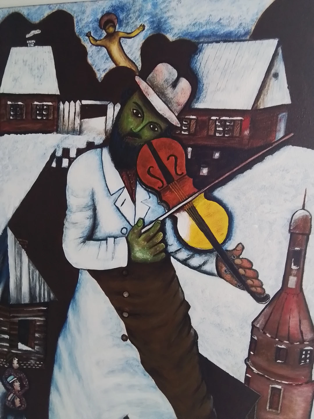 M. Kechman Oil Painting after Chagall - photo 2