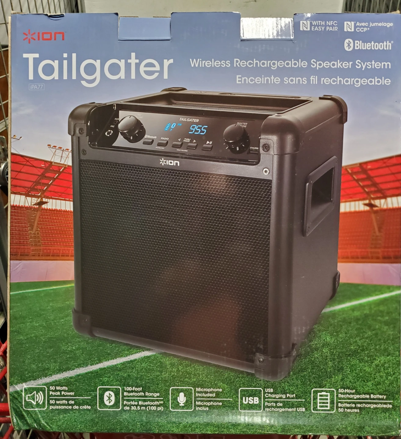 ION Tailgater Wireless Rechargeable Speaker System IPA77