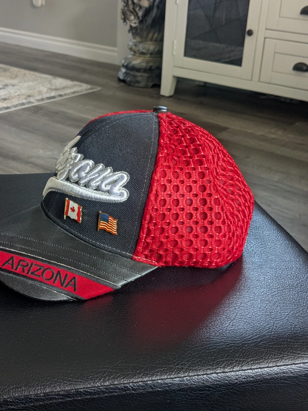 Arizona Baseball Cap with Canada and USA Pins - photo 2