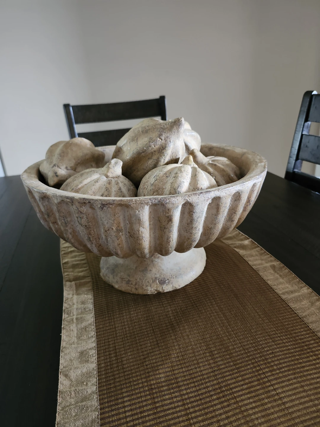 Decorative Rustic Stone Fruit Bowl - photo 2