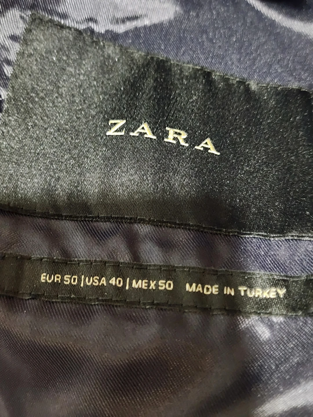 Zara Navy Blue Suit - EUR 50 / USA 40 - photo 4