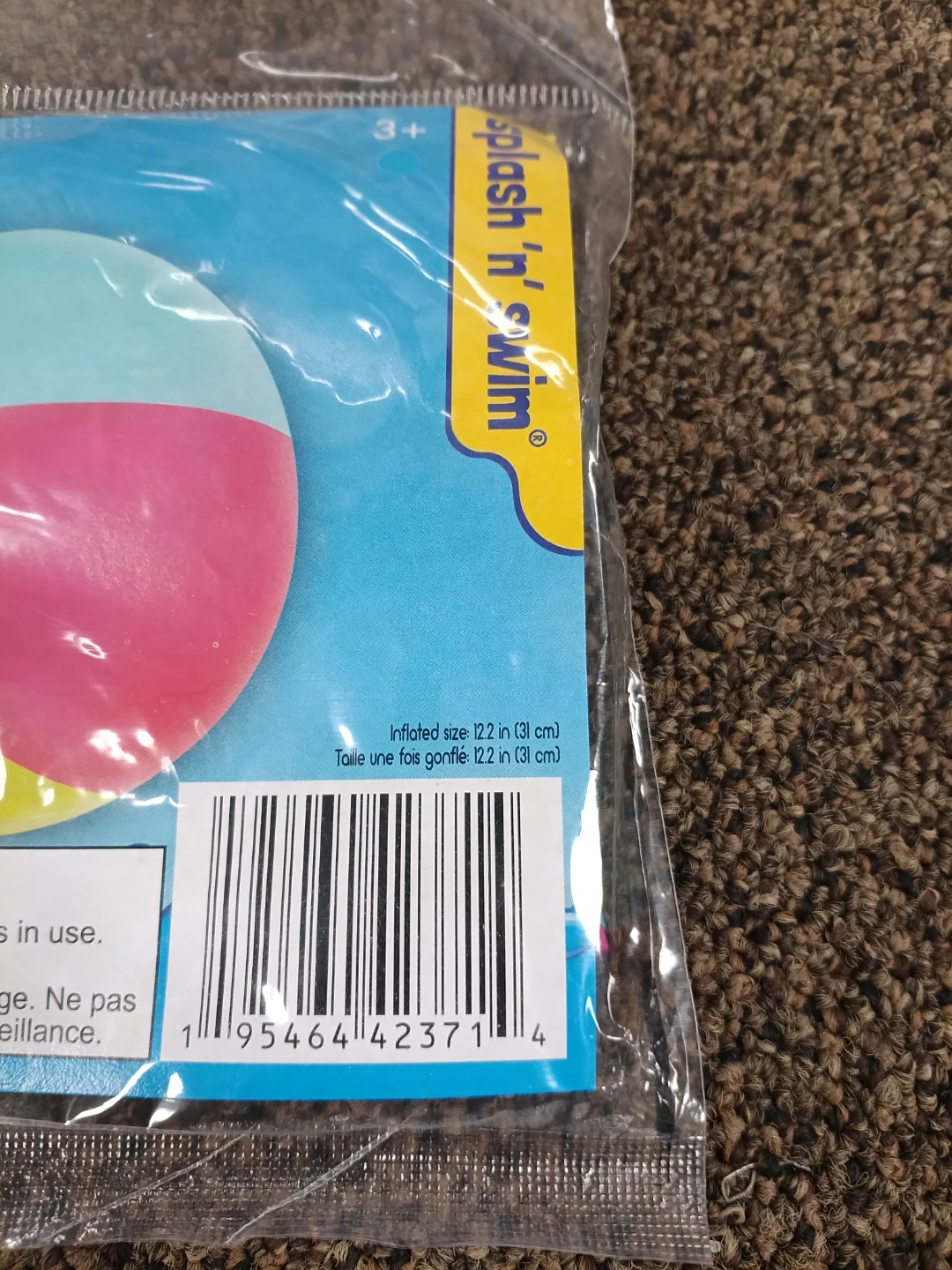 Splash-N-Swim Inflatable Beach Ball - photo 2