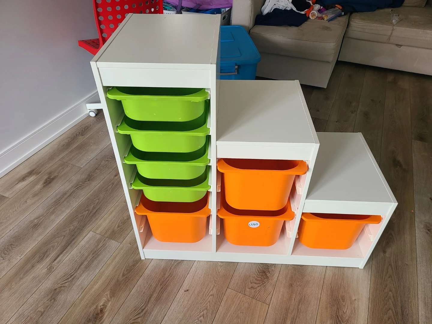 2 IKEA Trofast Shelfs and Bins - photo 2