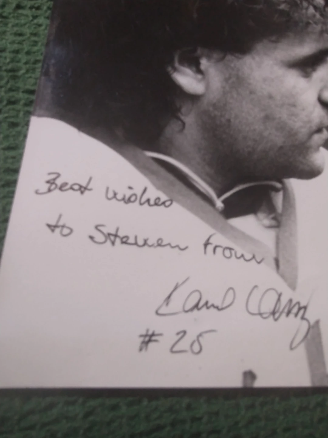 1980s Karel Lang Autographed Photo, Czech Team Zetor Brno Goalie - photo 2