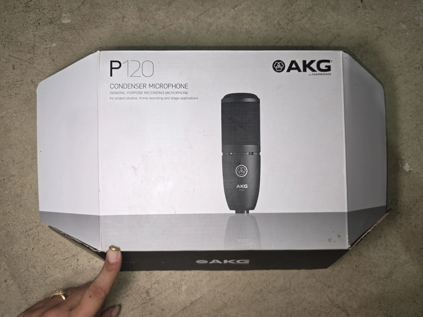 AKG P120 Condenser Microphone NO CHARGER - photo 2