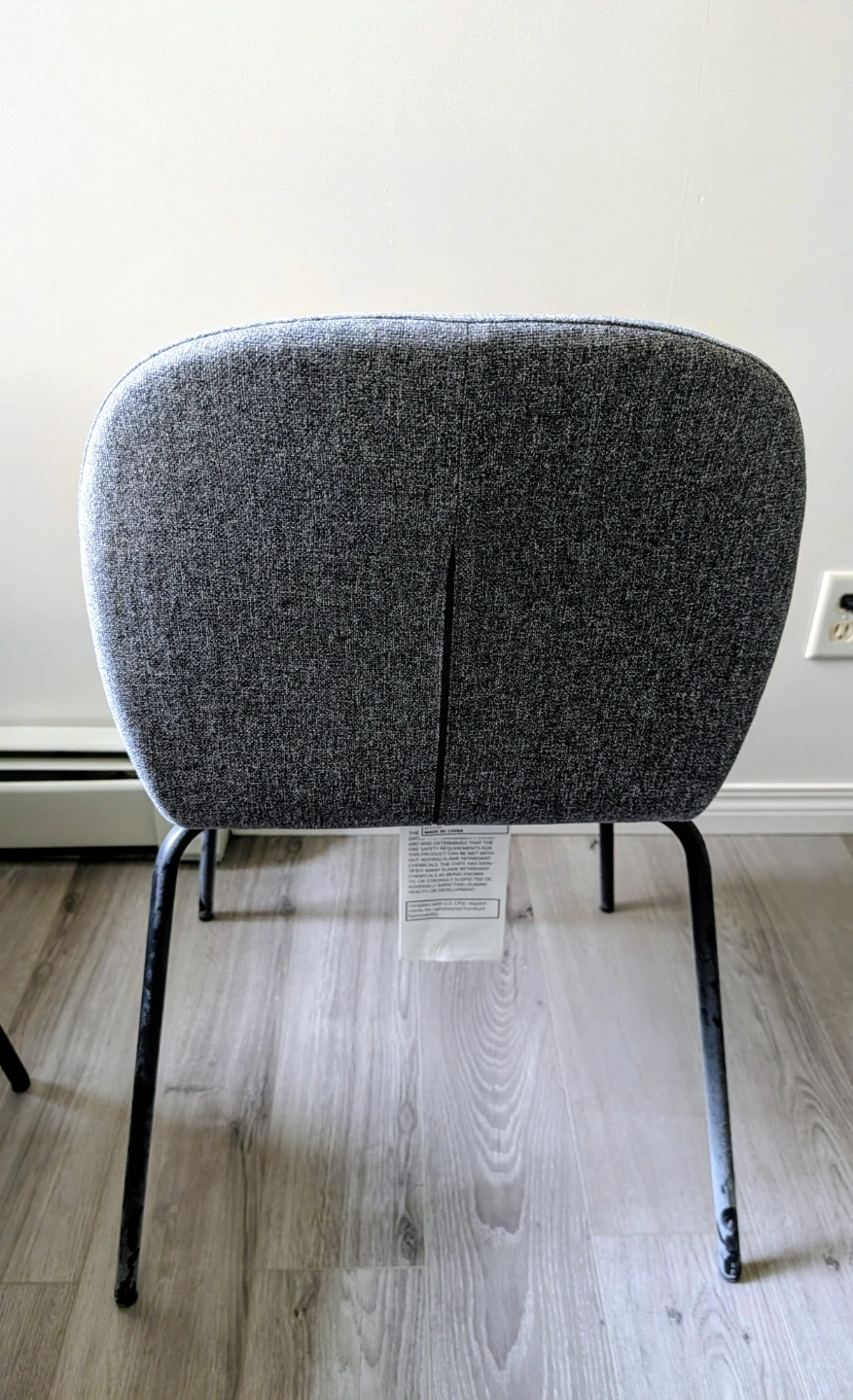 Grey Fabric IKEA Dining Chairs (2 Nos.) - photo 2