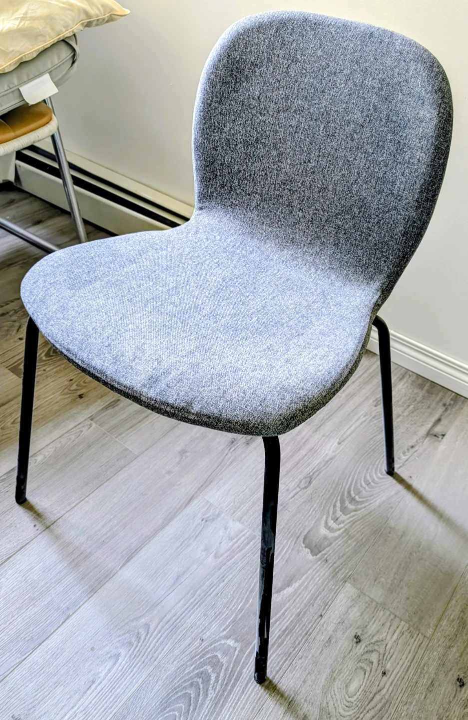 Grey Fabric IKEA Dining Chairs (2 Nos.) - photo 3