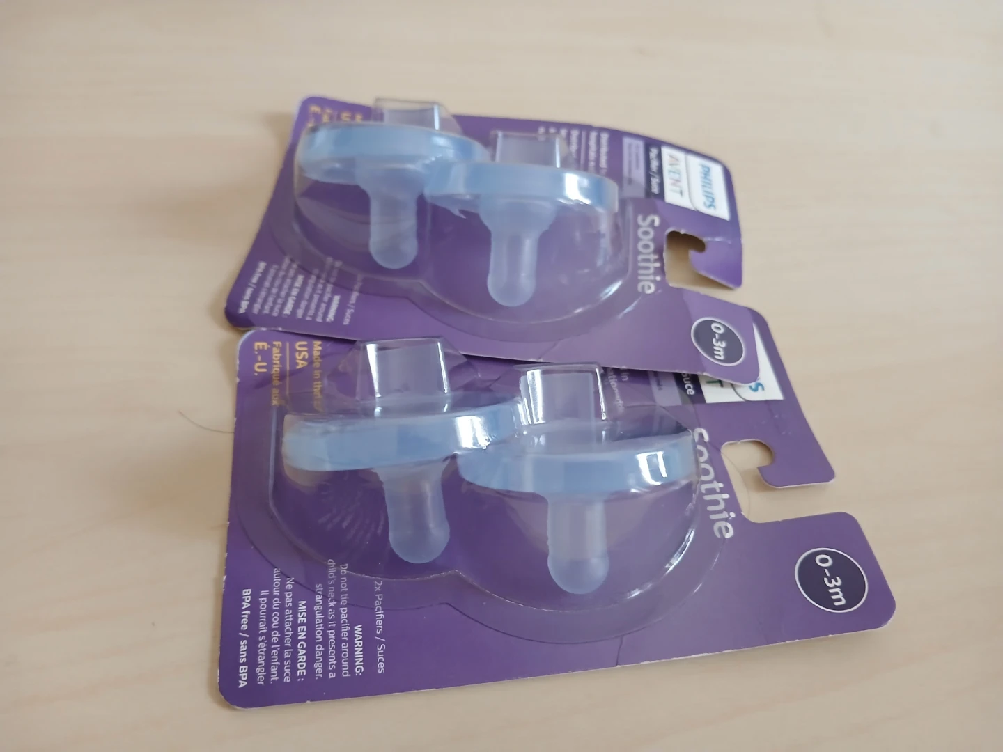 Philips Avent Soothie Pacifiers 0-3m