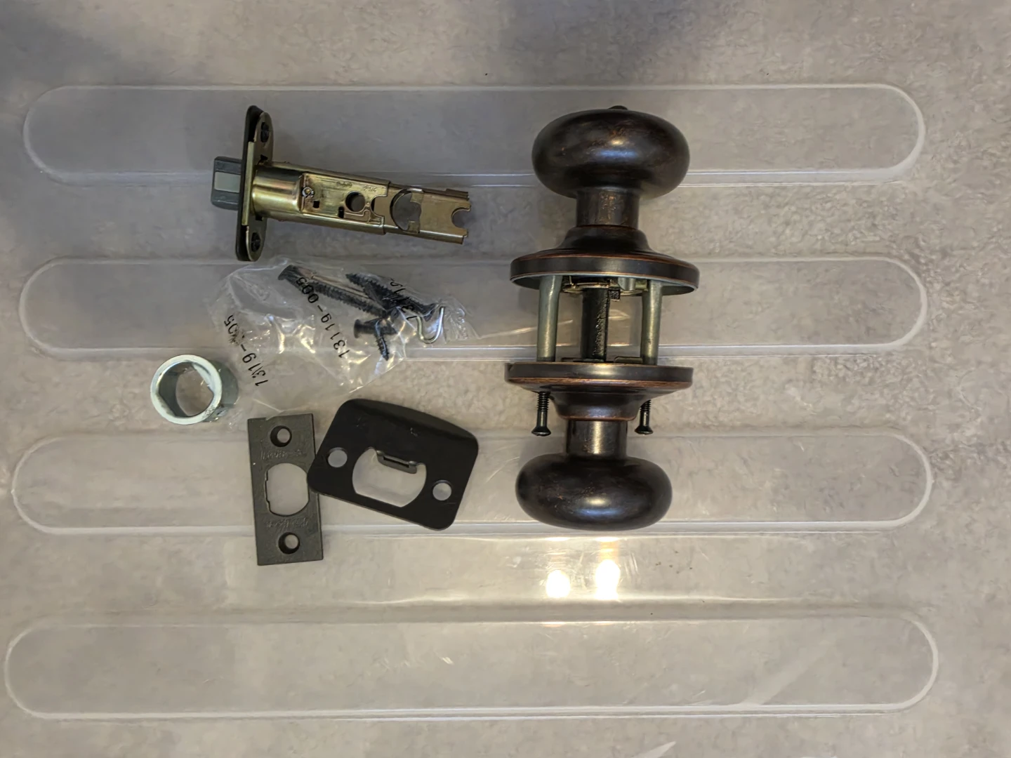 Kwikset , Weiser bedroom & bath privacy door knob - photo 3