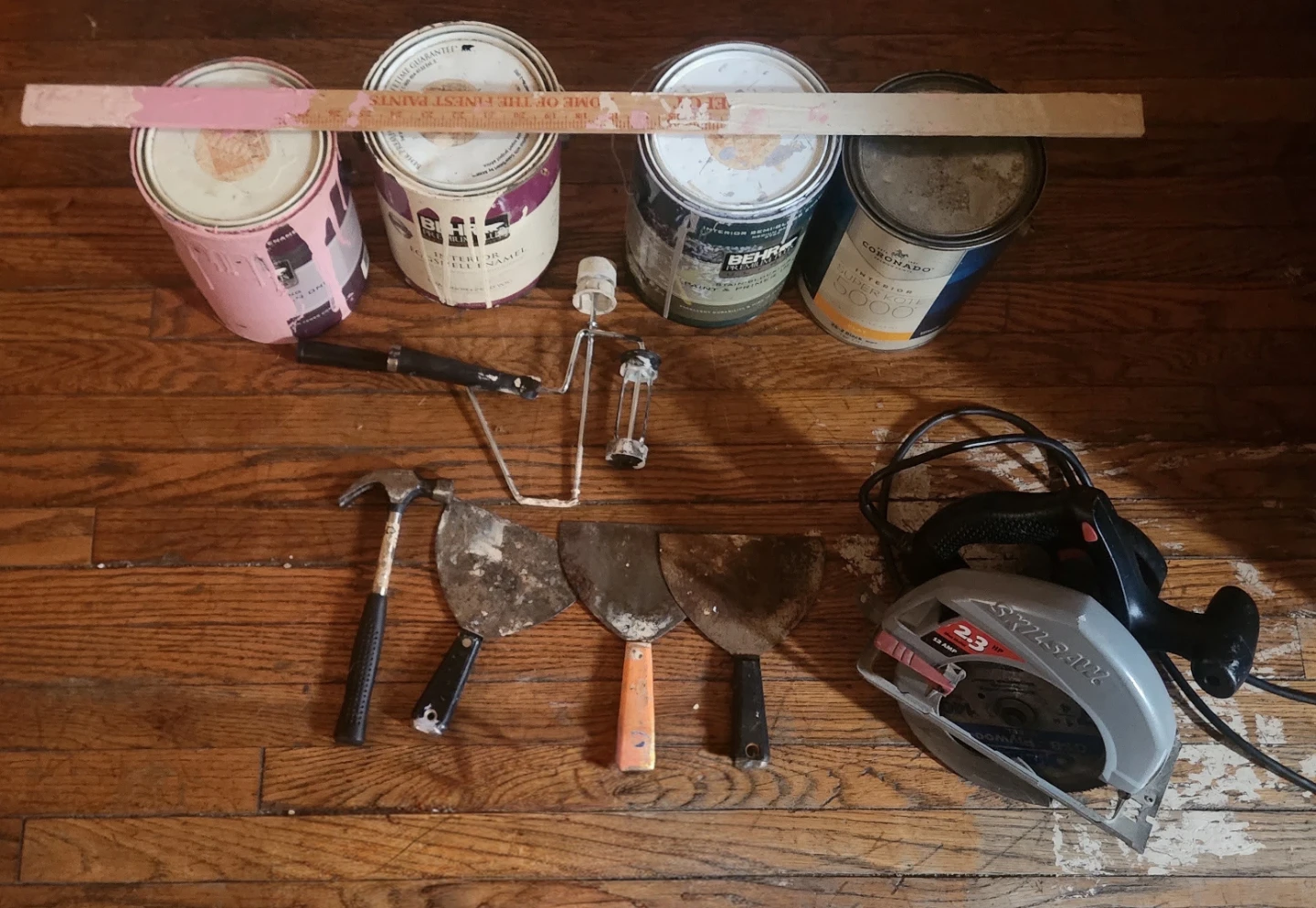 DIY Painting & Renovation Tool Lot Skilsaw, Hand Tools,Paint