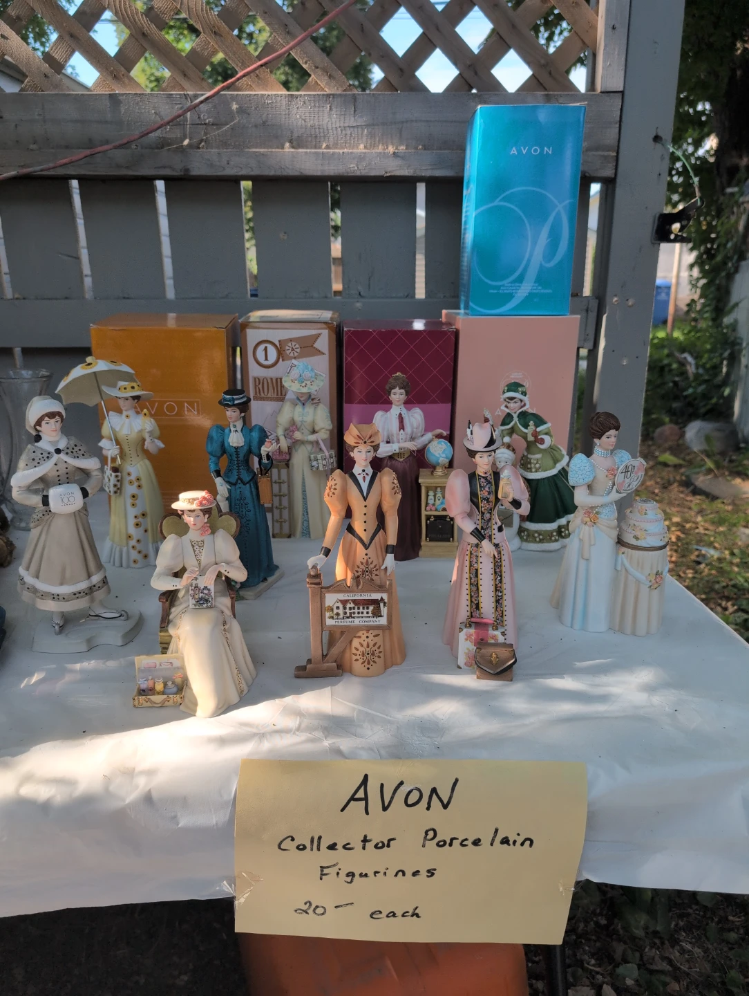 Avon Collector Porcelain Figurines 20$ each