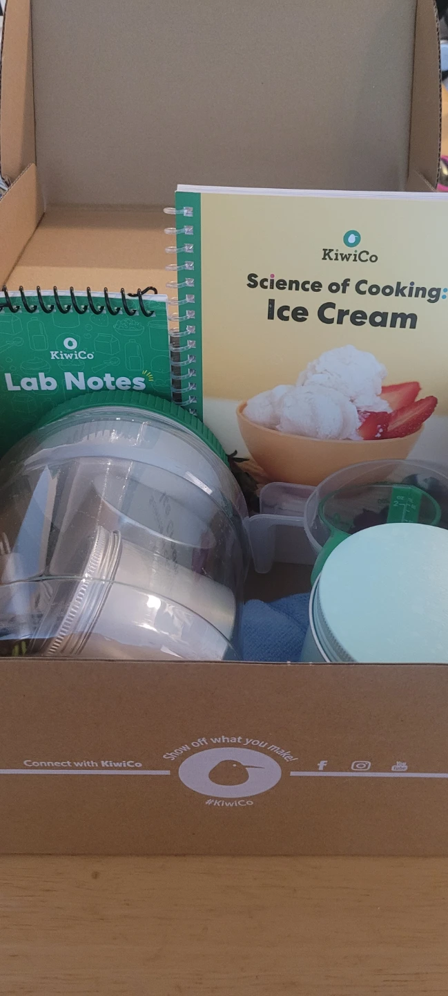 KiwiCo Ice cream making kit!