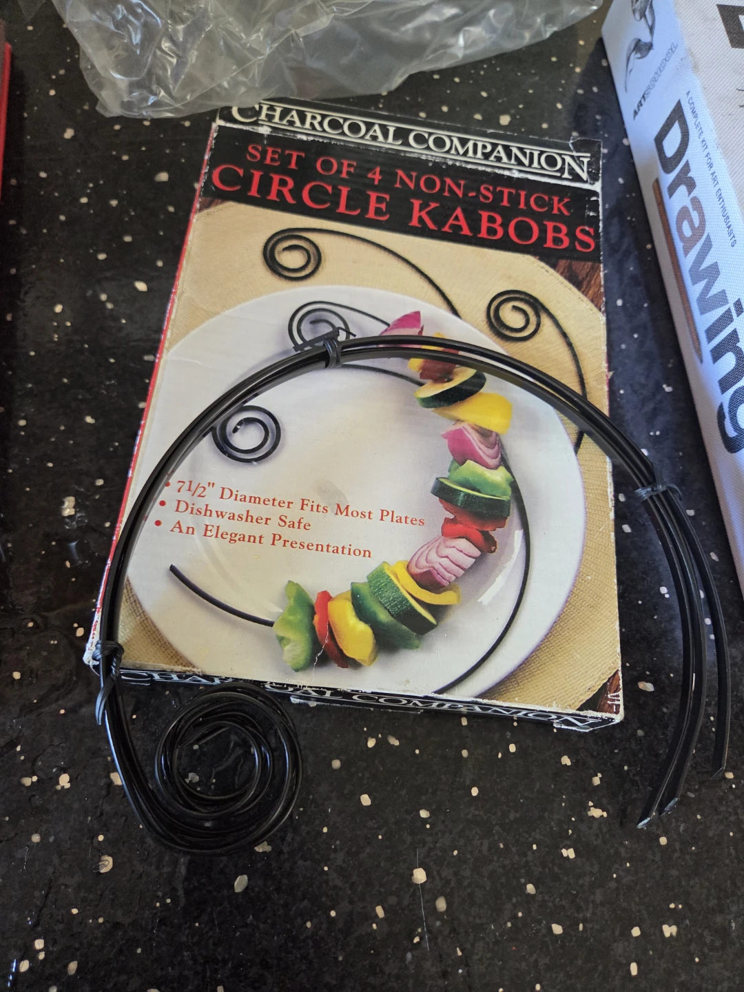 Charcoal Companion Set of 4 Non-Stick Circle Kabobs