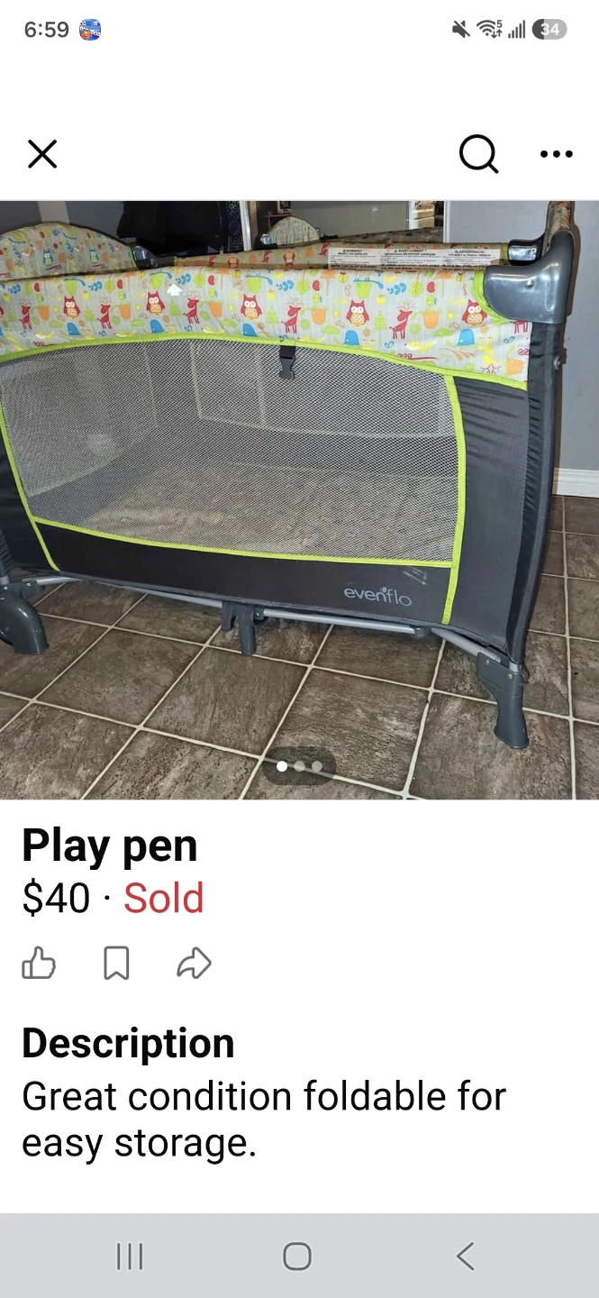 Evenflo Play Pen