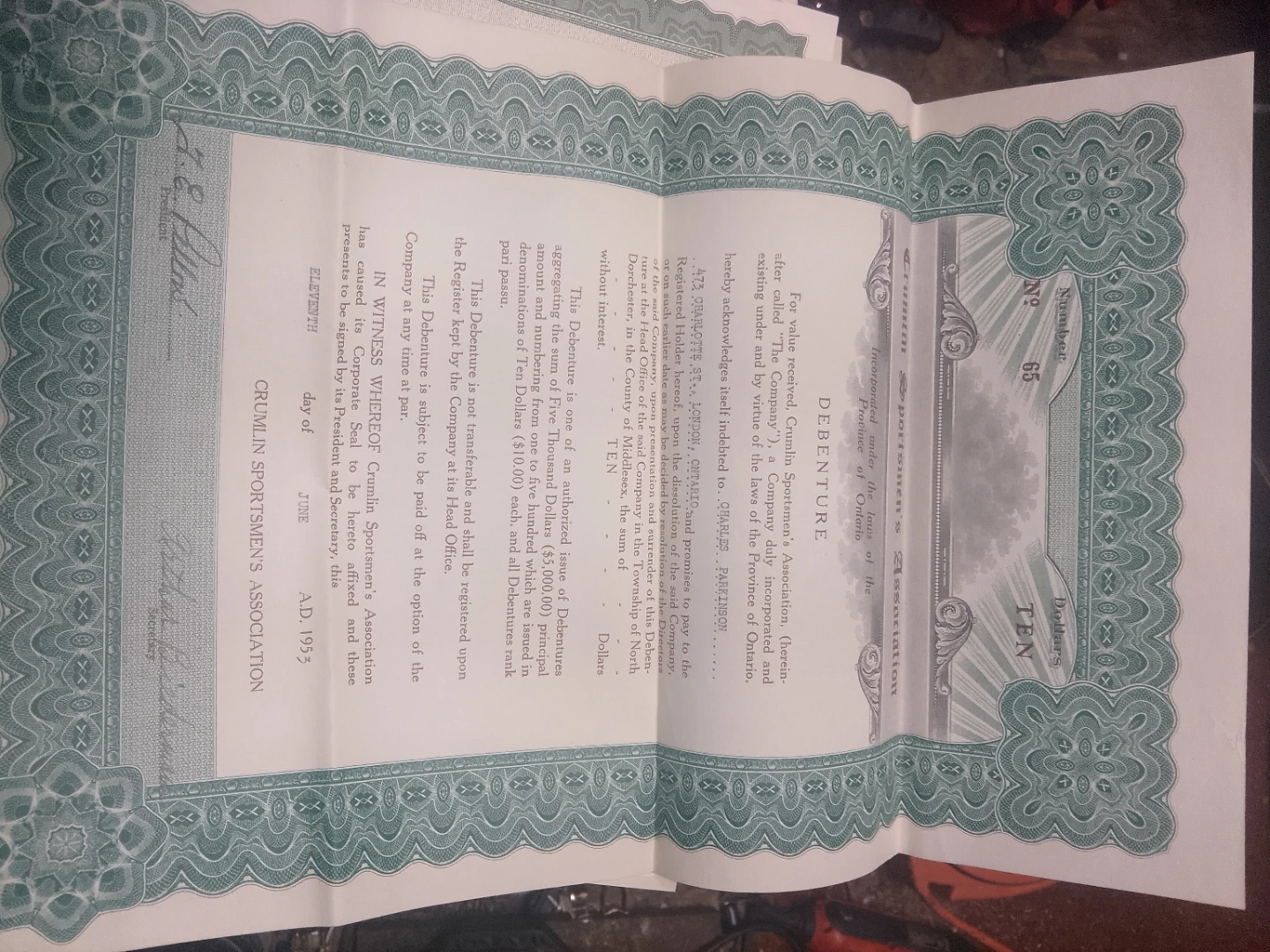 Old stock certificates - photo 2