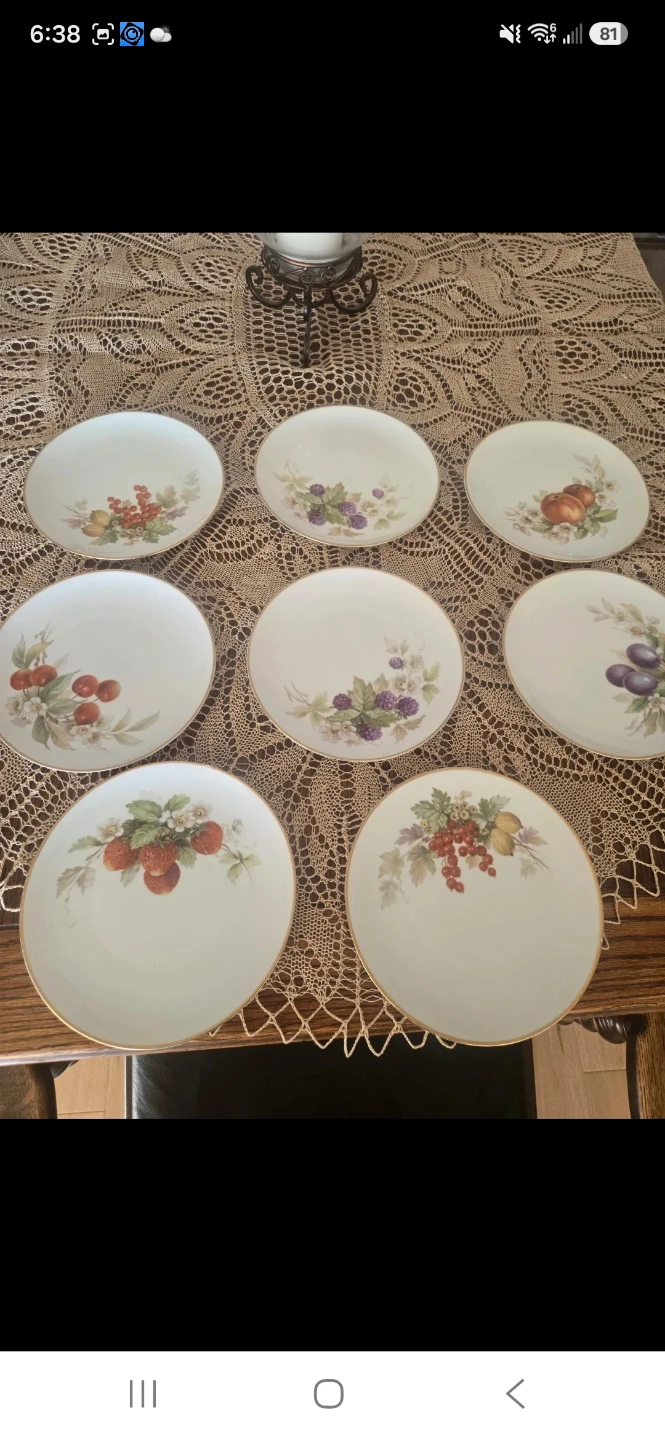 Hutschenreuther Selb Plate Set - Fruit Design - photo 5