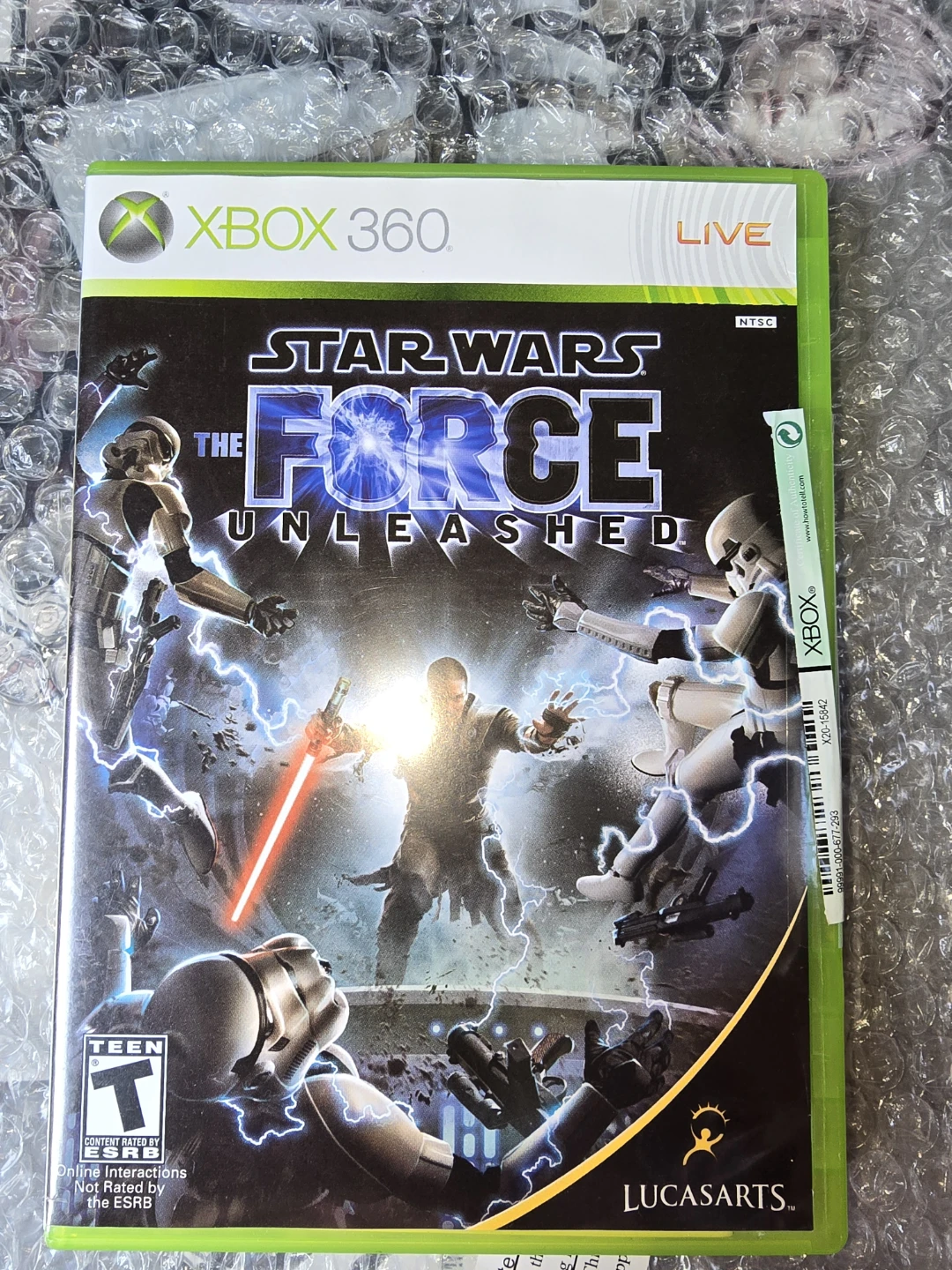 Xbox 360 Star Wars: The Force Unleashed Video Game