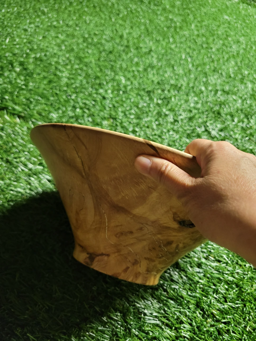 Hand-carved Wooden Bowl - photo 3