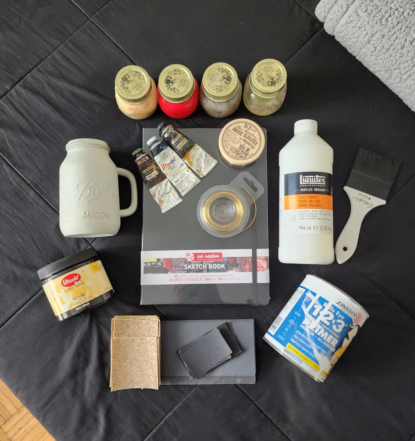 Art Bundle (Sketchbook, Primer, Varnish, etc.)