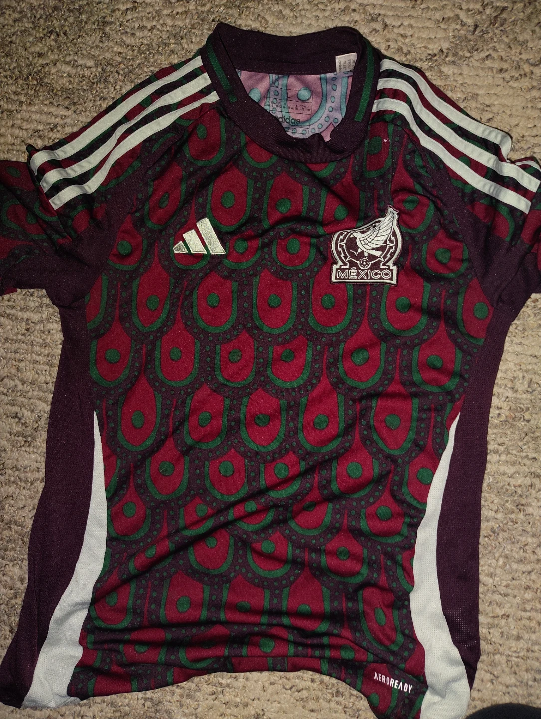 Adidas Mexico 2024 Home Jersey Youth large