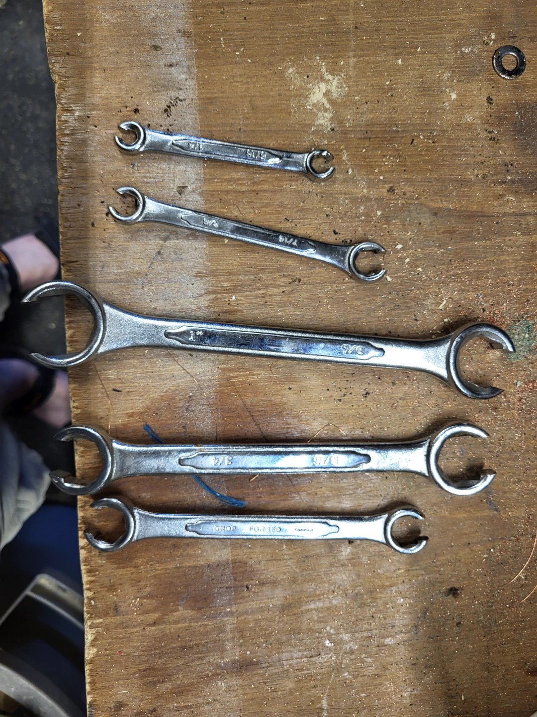 Set of 8 Combination Wrenches