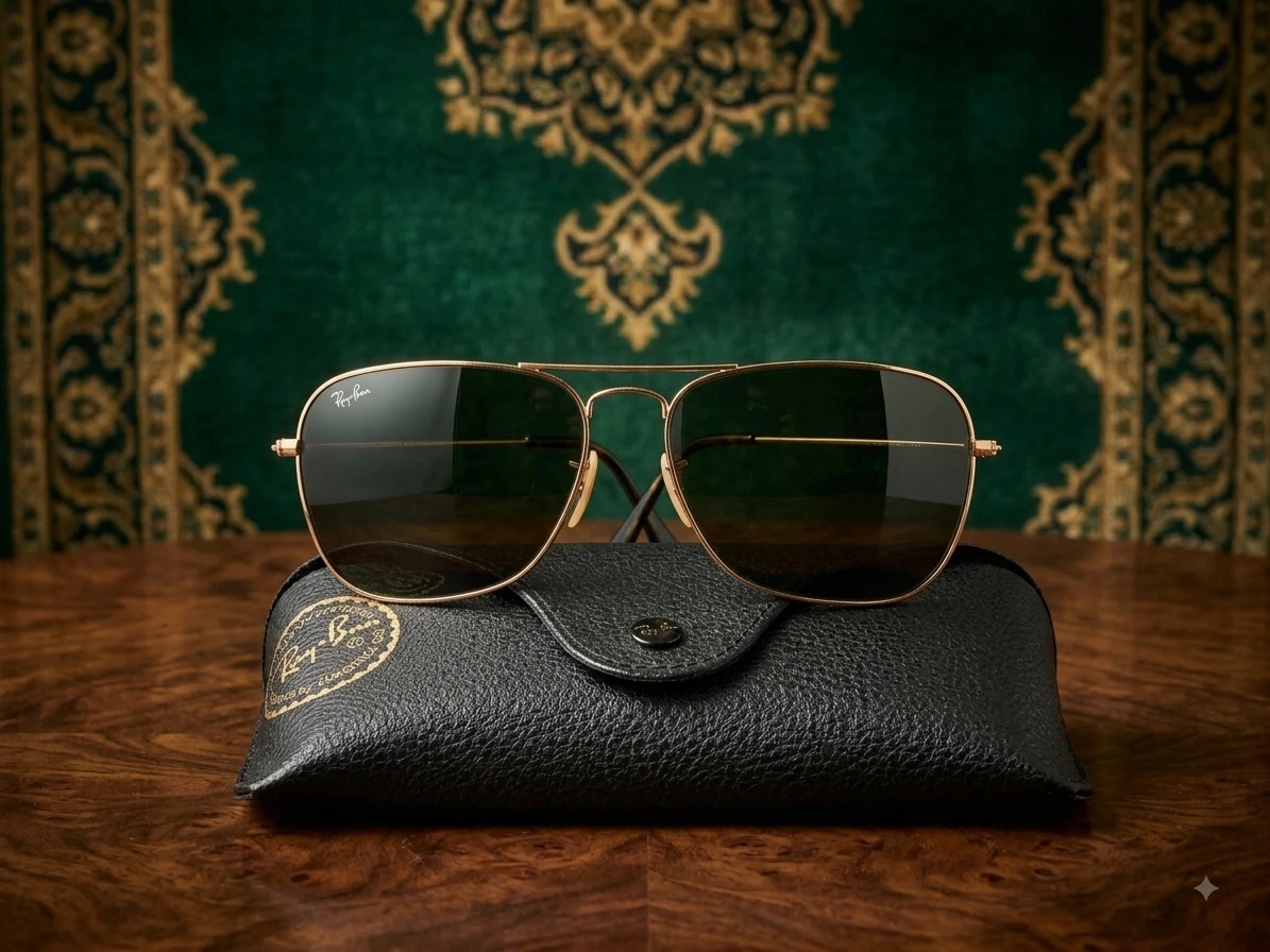 Authentic sunglasses from various brands