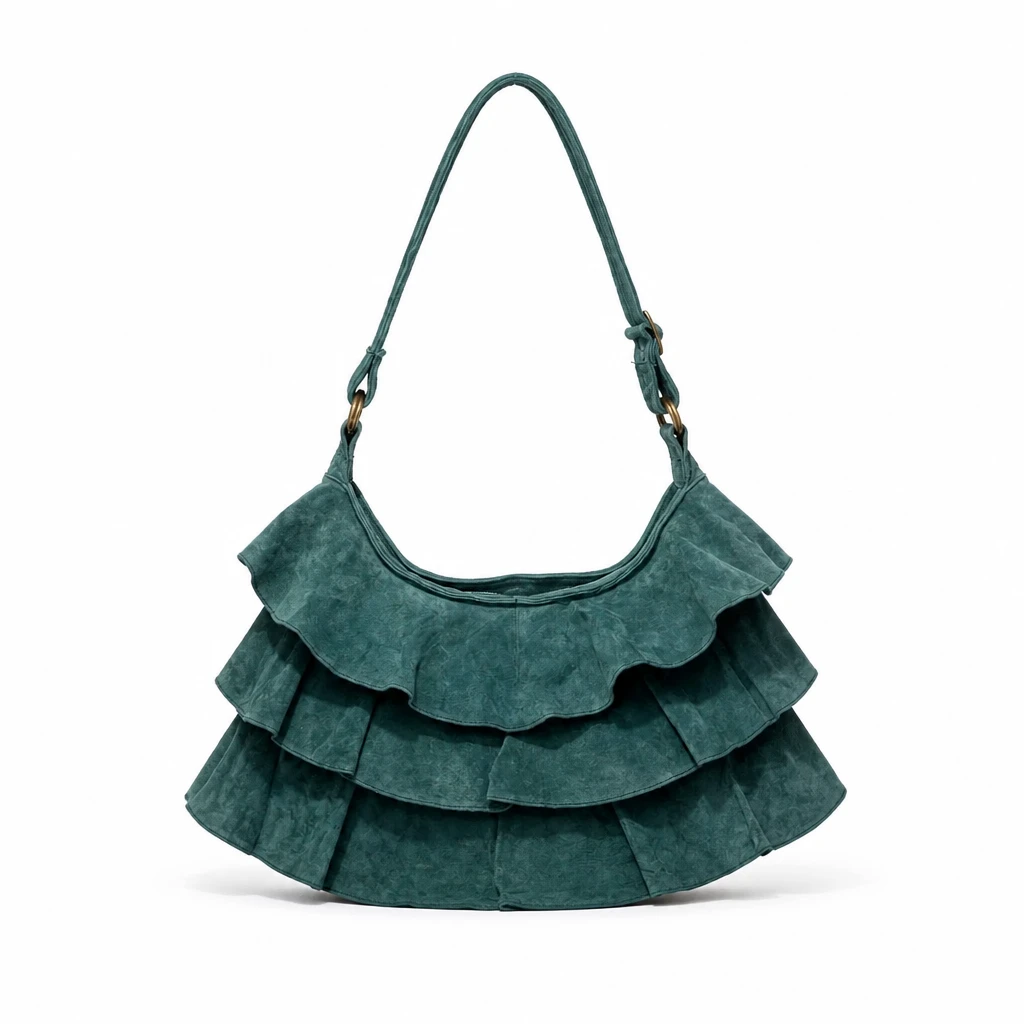 Vintage 1990s Esoten Suede Hobo Bag