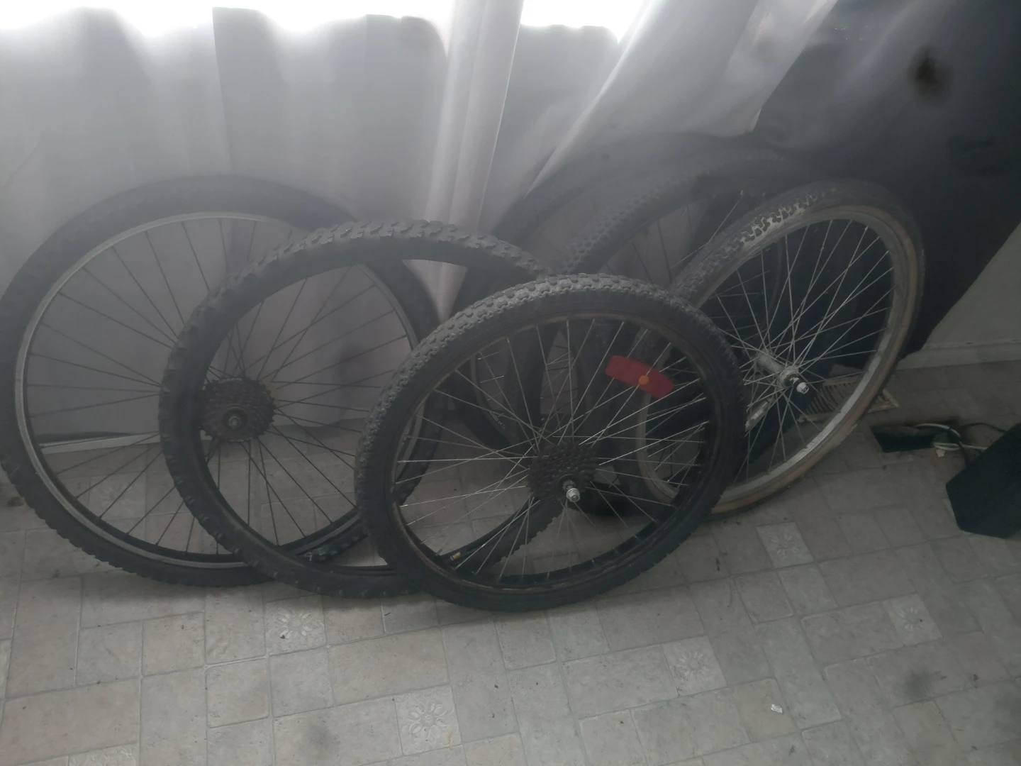 Set of 4 Bicycle Wheels