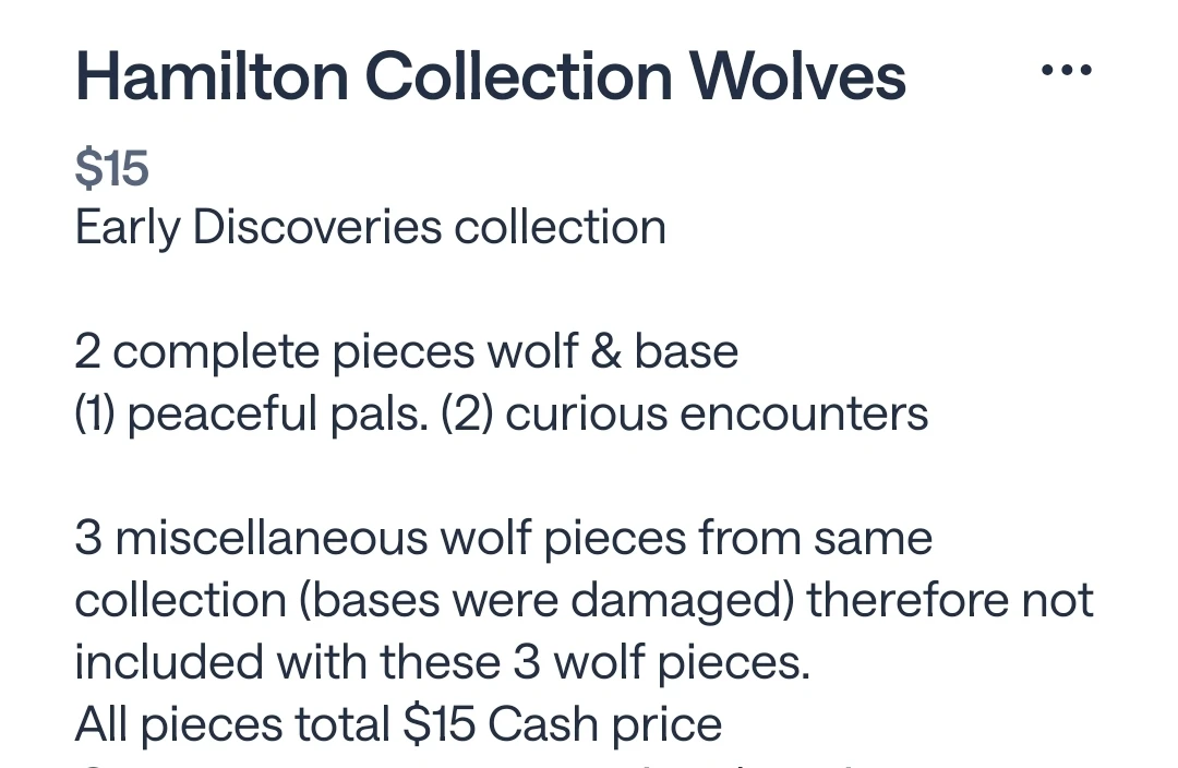 Hamilton Collection Wolves Figurines (5 Total) - photo 2