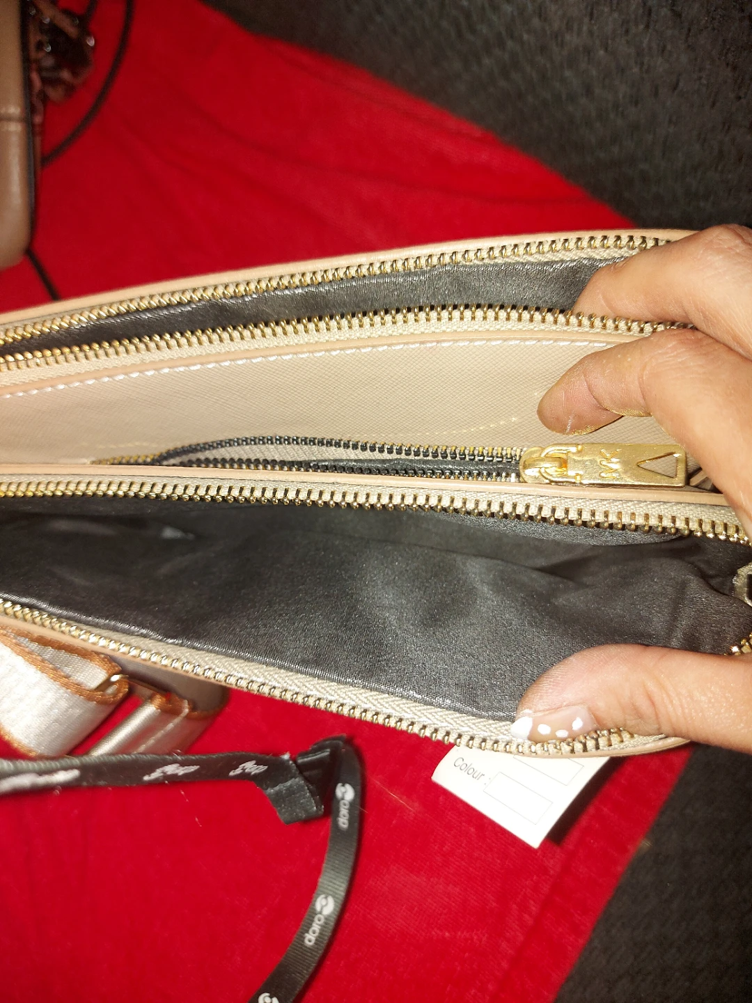 Michael Kors Beige Crossbody Bag with Logo Strap - photo 2
