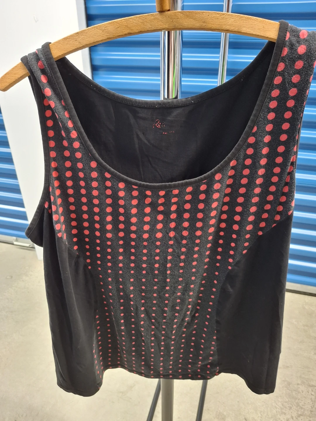 Reebok Tank Top with Red Dot Pattern