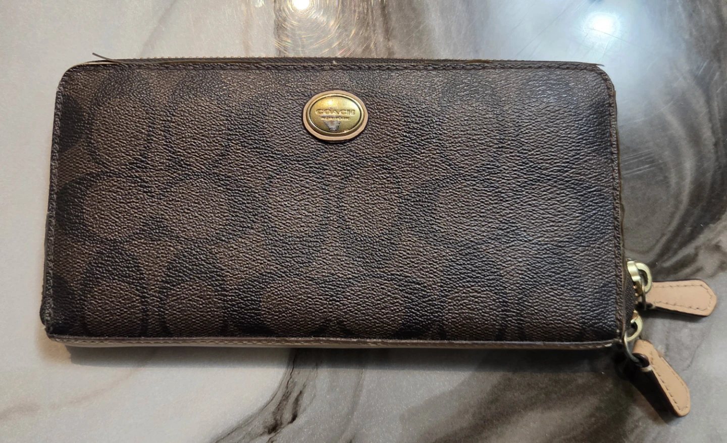 Coach Zip Around Wallet