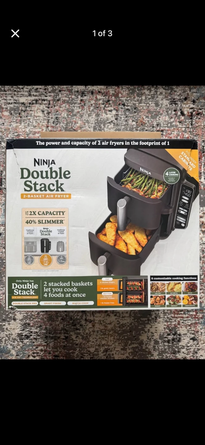 Ninja Double Stack 2-Basket Air Fryer