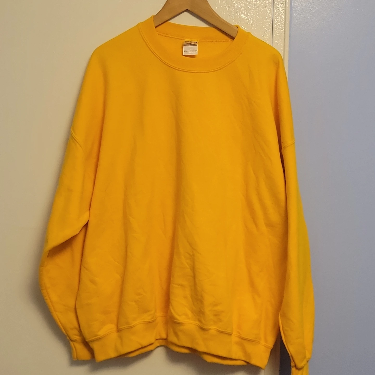 Gildan Heavy Blend Yellow Sweatshirt XXL