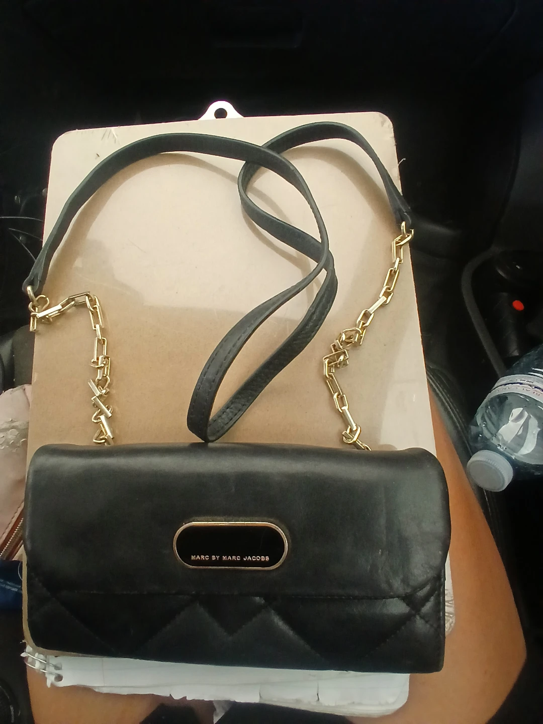 Marc by Marc Jacobs Black Quilted Leather Wallet/Purse