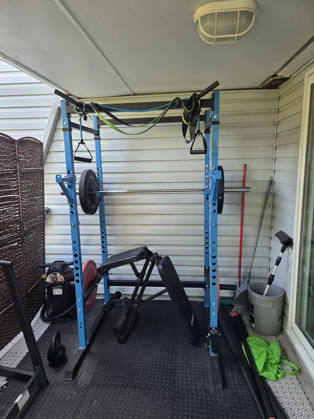 Weights, Rack and Bench