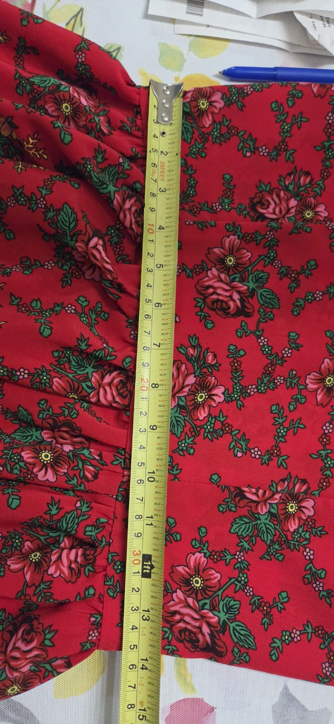 Red Floral Sleeveless Dress - photo 4