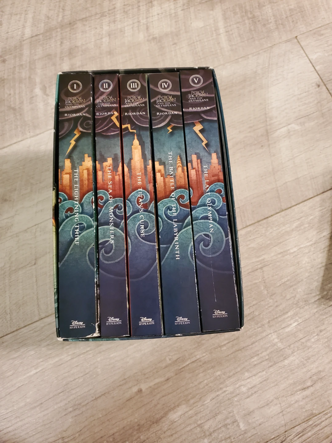 Percy Jackson & The Olympians 5 Book Box Set by Rick Riordan