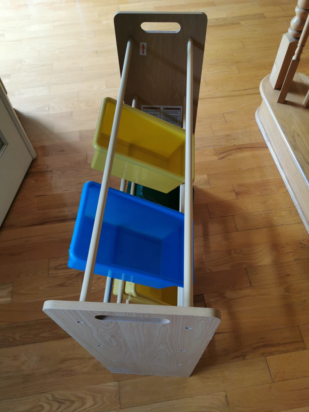 Wooden Toy Storage Organizer with Bins - photo 3