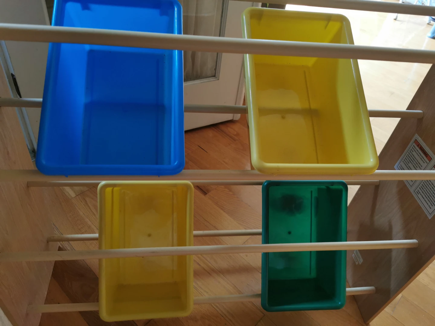Wooden Toy Storage Organizer with Bins - photo 4